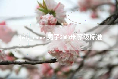 安吉男子5000米等级标准