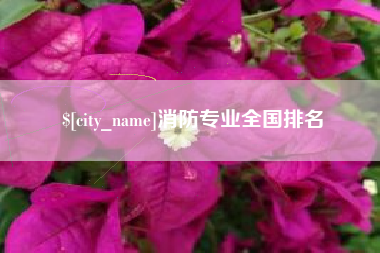安吉消防专业全国排名