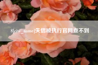 安吉失信被执行官网查不到