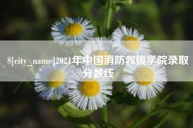 安吉2021年中国消防救援学院录取分数线