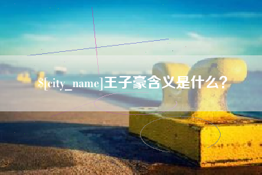 安吉王子豪含义是什么？