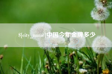 安吉中国今年金牌多少