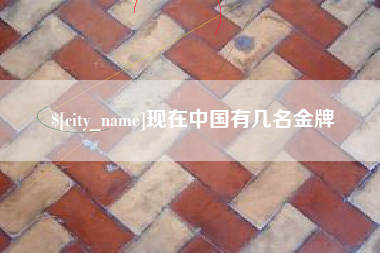 安吉现在中国有几名金牌