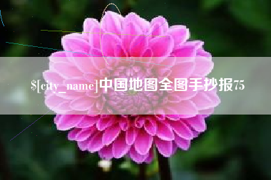 安吉中国地图全图手抄报75