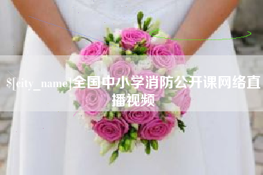 安吉全国中小学消防公开课网络直播视频