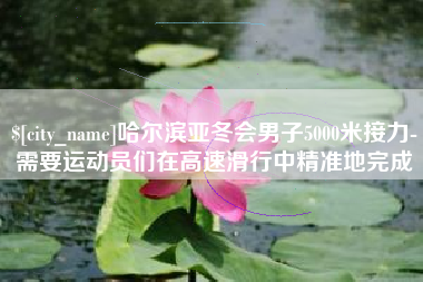 安吉哈尔滨亚冬会男子5000米接力-需要运动员们在高速滑行中精准地完成