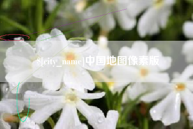 安吉中国地图像素版