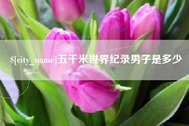 安吉五千米世界纪录男子是多少