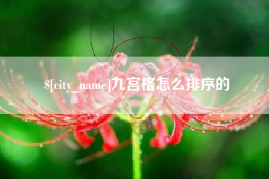 安吉九宫格怎么排序的