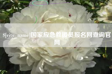 安吉国家应急救援员报名网查询官网