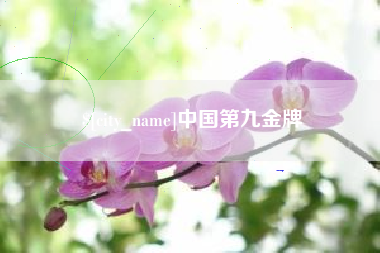 安吉中国第九金牌