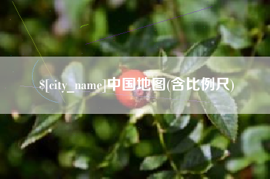 安吉中国地图(含比例尺)