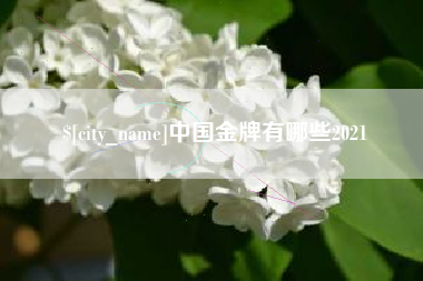 安吉中国金牌有哪些2021
